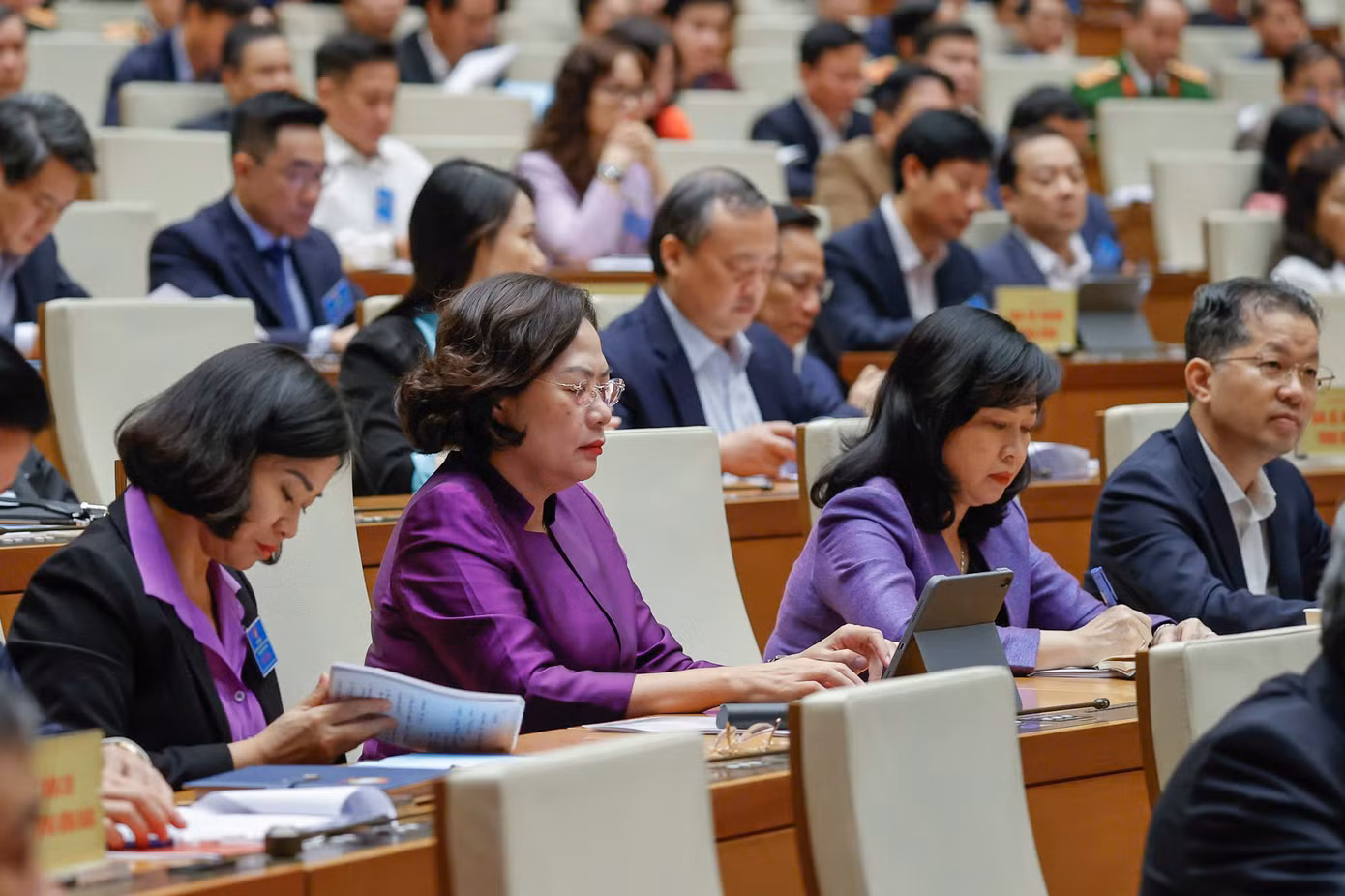 Các đại biểu dự hội nghị. Ảnh: Như Ý.