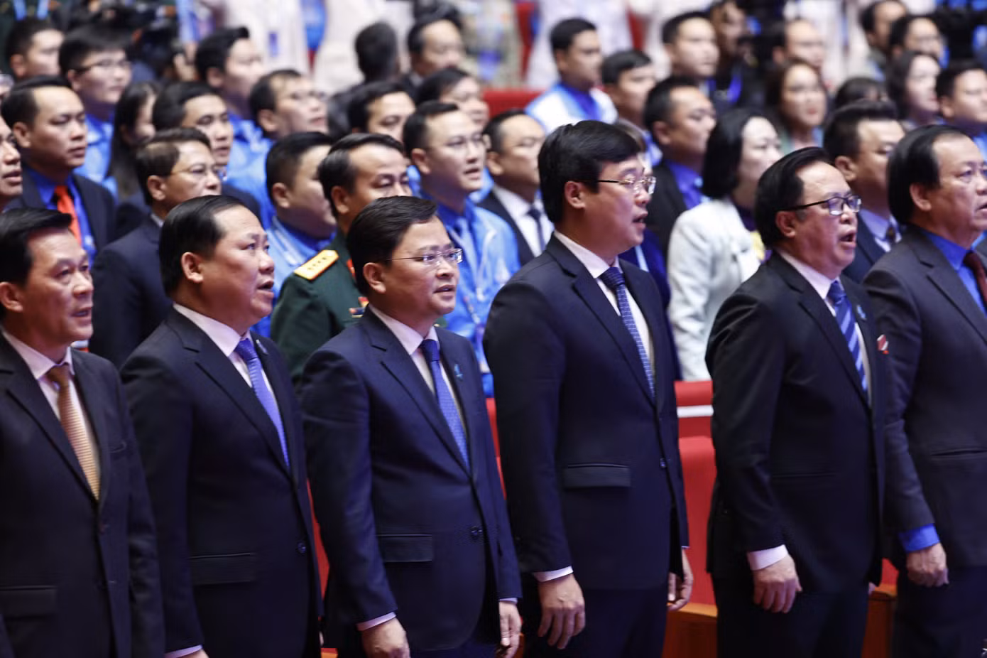 Lãnh đạo Đảng, Nhà nước dự Đại hội LHTN Việt Nam lần IX.