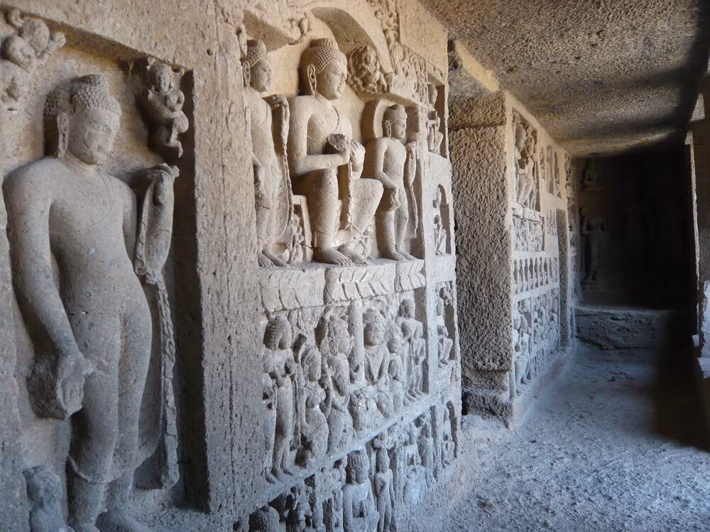 Quần thể hang động Elephanta ở Mumbai được UNESCO công nhận là di sản thế giới năm 1987. Ảnh: UNESCO.