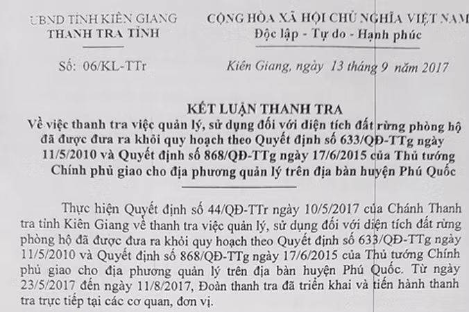 Sau 'cơn sốt' đất đai, Phú Quốc xử lý cán bộ ảnh 1
