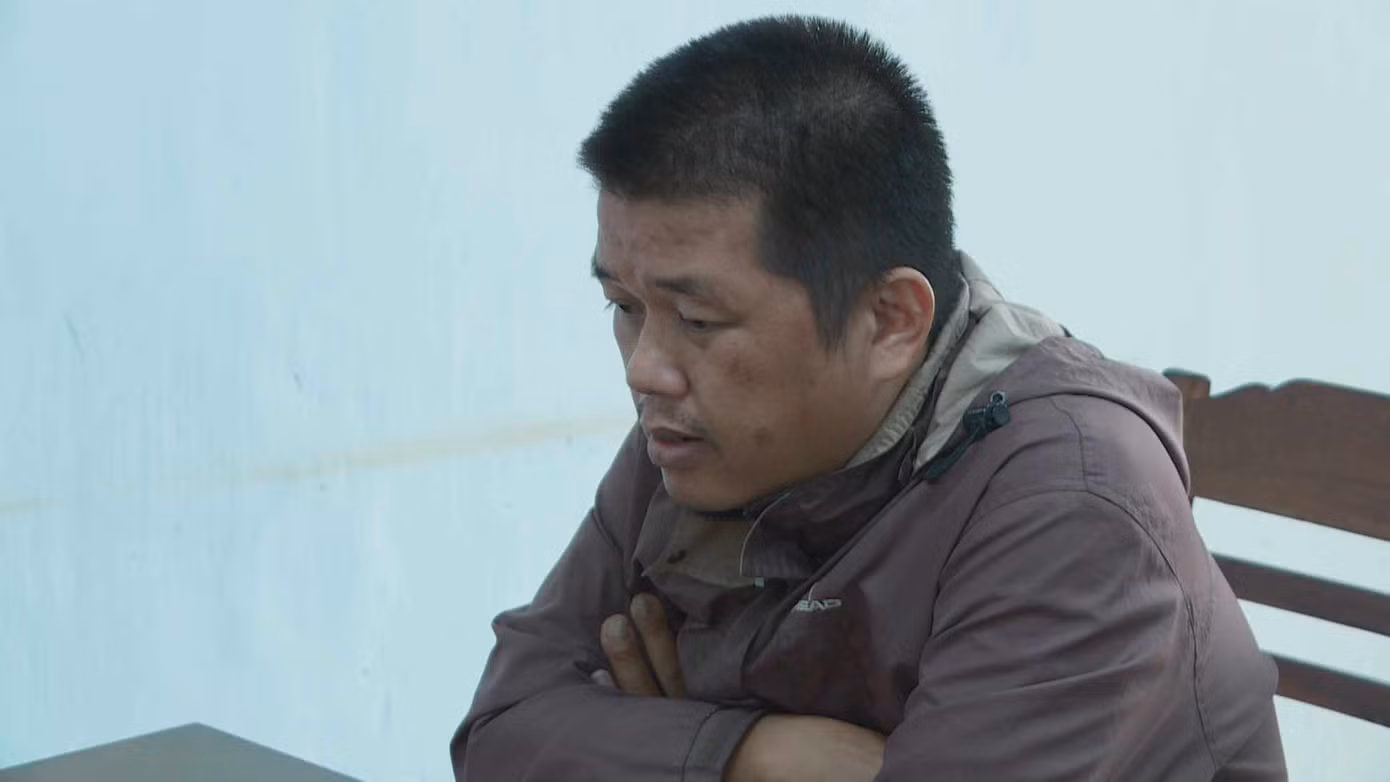Đối tượng Phan Ngọc Phú tại cơ quan công an