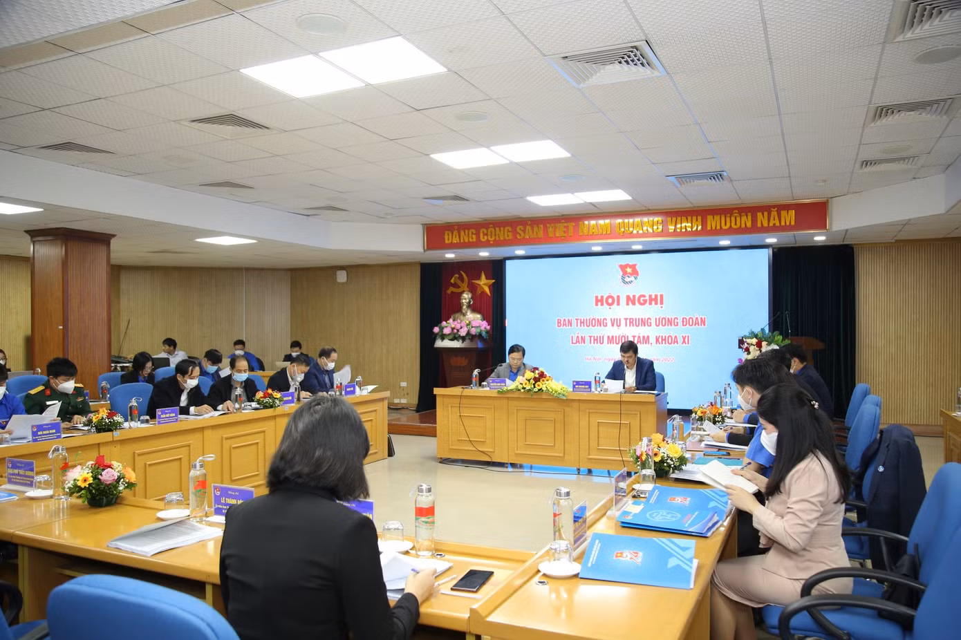 Hội nghị Ban thường vụ T.Ư Đoàn lần thứ 18, khóa XI. Ảnh: Lâm Đăng Hải Hội nghị Ban thường vụ T.Ư Đoàn lần thứ 18, khóa XI. Ảnh: Lâm Đăng Hải