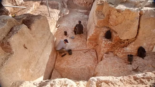 Những viên đá xây dựng khổng lồ được sử dụng để xây Đền thờ thứ hai ở Jerusalem. (Ảnh: Cơ quan Cổ vật Israel).