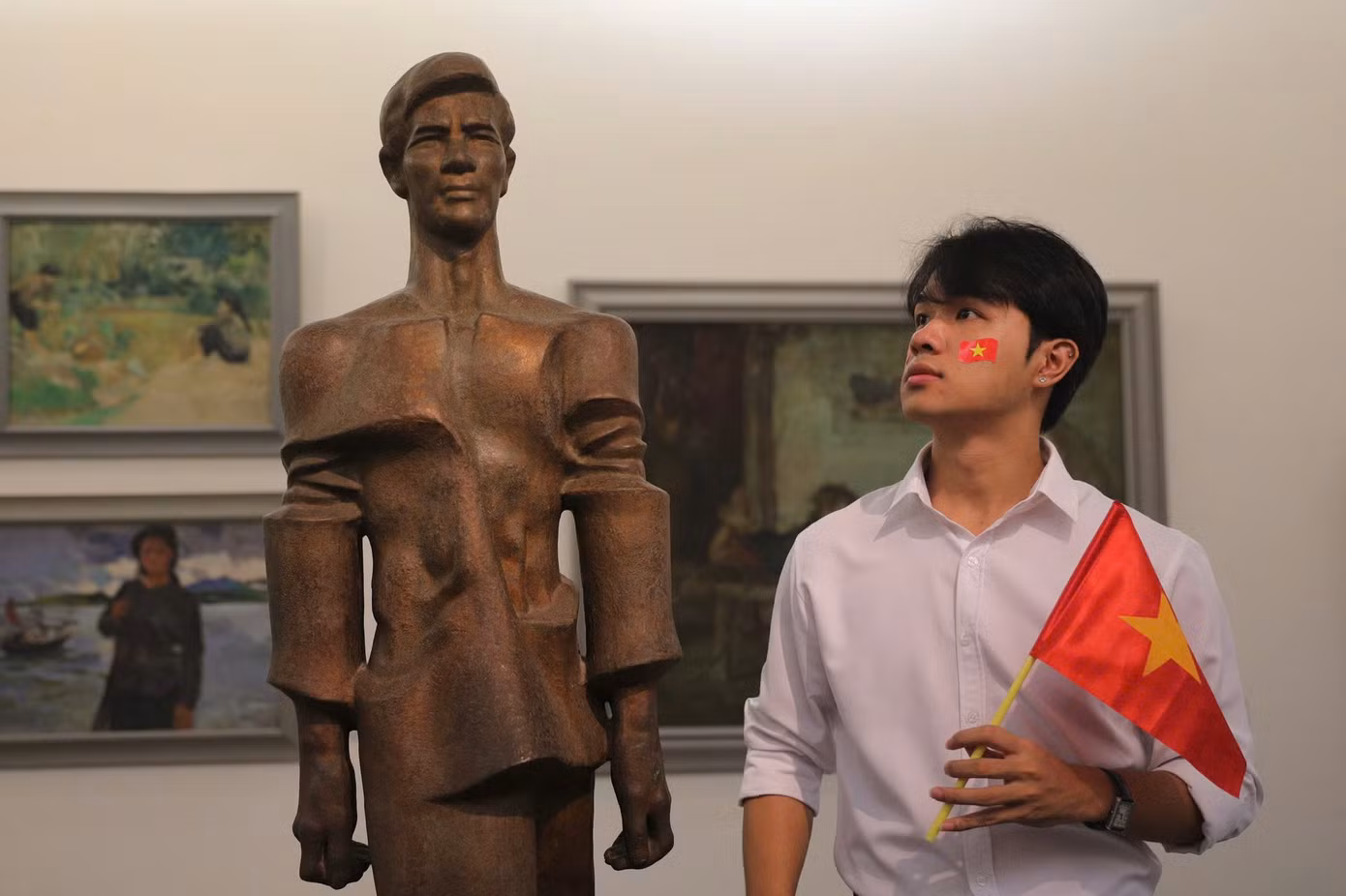 Hình ảnh đẹp tại Bảo tàng Mỹ thuật Việt Nam.