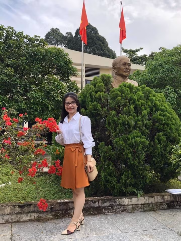 chị Phạm Quỳnh Nga - Kỹ sư chuyển giao tiến bộ khoa học - Kỹ thuật tỉnh An Giang.