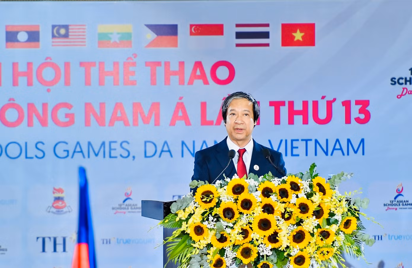 Bộ trưởng Bộ GDĐT Nguyễn Kim Sơn phát biểu khai mạc ASG 13.