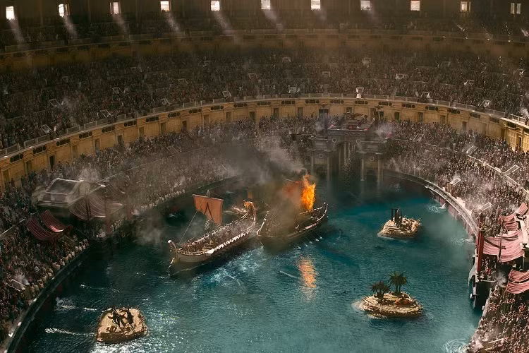 Một cảnh trong phim “Gladiator II” (Võ sĩ giác đấu 2). Ảnh: Paramount Pictures.