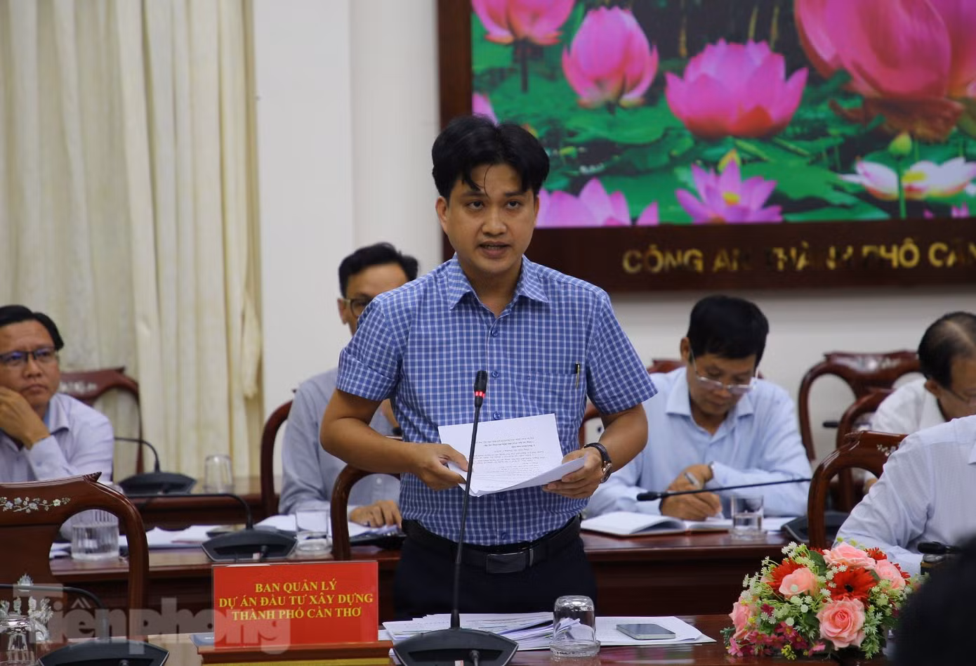 Ông Phan Minh Trí – Phó Giám đốc Ban QLDA Đầu tư Xây dựng TP. Cần Thơ. Ảnh: Nhật Huy.