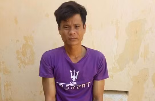 Lê Bá Chắc tại cơ quan Công an. Ảnh: CA.