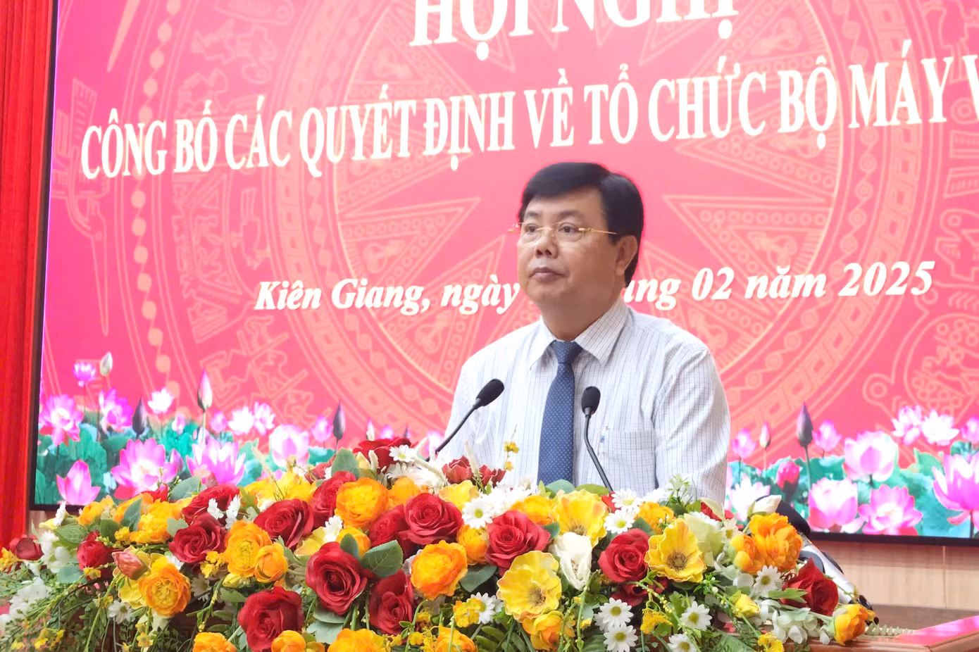 Bí thư Tỉnh ủy Kiên Giang - Nguyễn Tiến Hải.