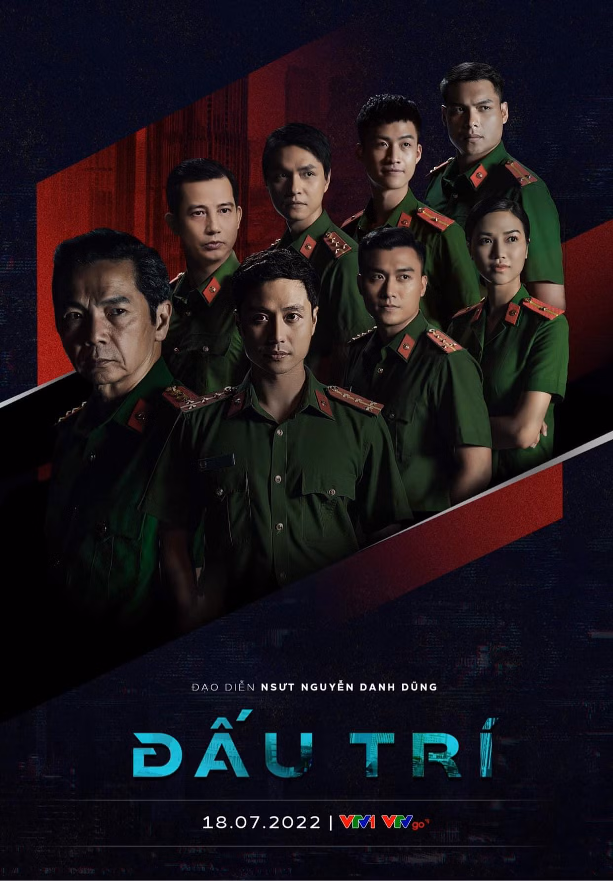Dàn diễn viên vào vai công an kinh tế trong "Đấu trí".