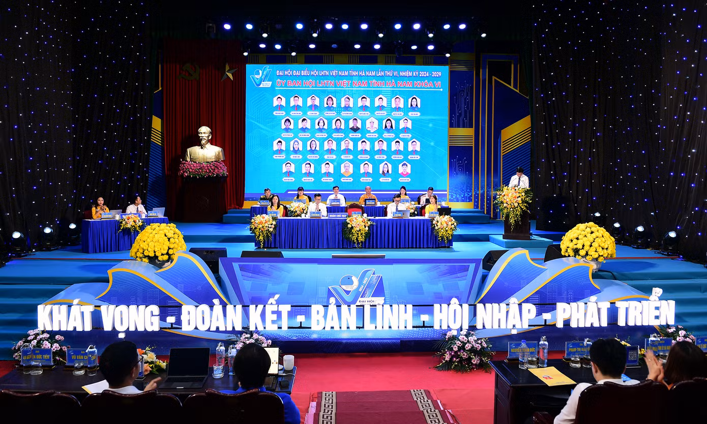 Đại hội hiệp thương cử 33 anh chị tham gia Ủy ban Hội LHTN Việt Nam tỉnh Hà Nam nhiệm kỳ 2024 - 2029.