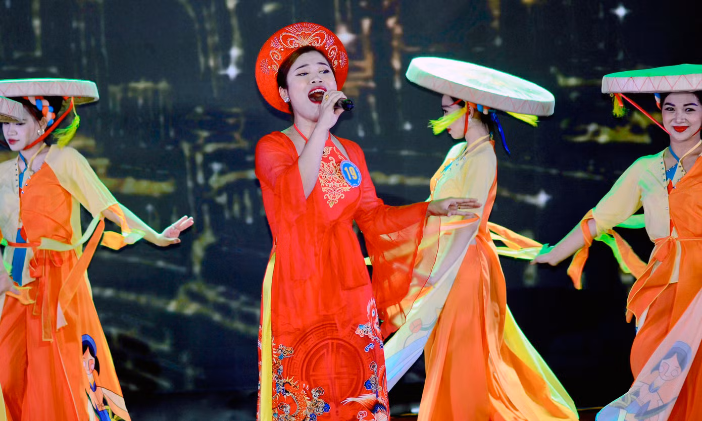 Các thí sinh mang đến những tiết mục được chuẩn bị kỹ lưỡng, dàn dựng công phu. Ảnh: BTC