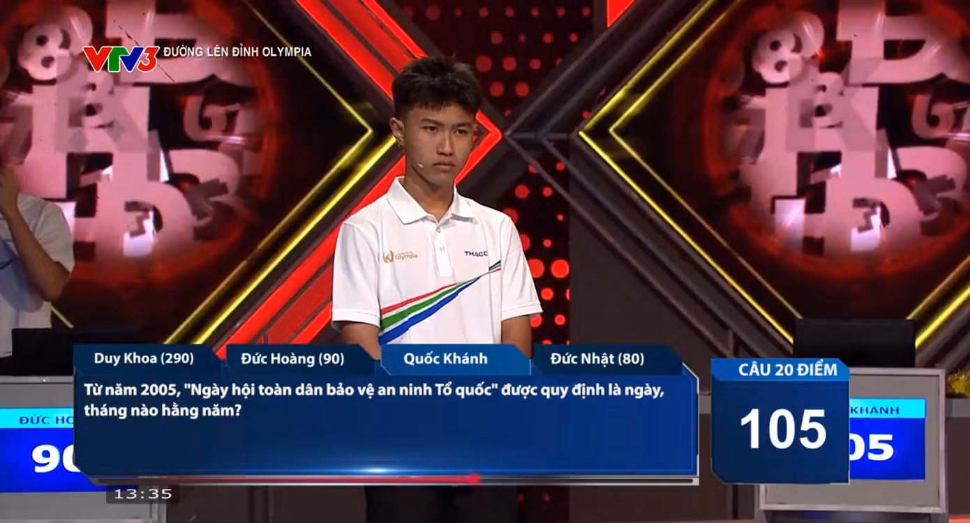 Quốc Khánh nỗ lực vươn lên xếp hạng Nhì.