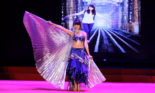 Vũ điệu Belly dance được nhiều thí sinh thể hiện trong đêm thi