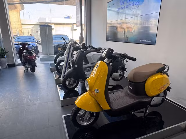 Mẫu xe máy điện Motio được hãng xe Việt VinFast ra mắt từ đầu năm 2025. Ảnh: Nguyễn Hải.