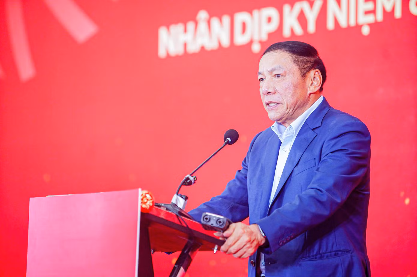 Bộ trưởng Bộ Văn hóa, Thể thao và Du lịch Nguyễn Văn Hùng phát biểu tại buổi lễ