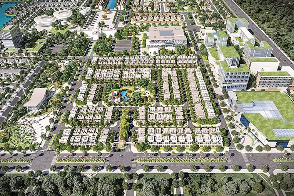Phối cảnh dự án Khu dân cư Viettin Eco Land - một dự án vừa bị tỉnh Long An thu hồi.