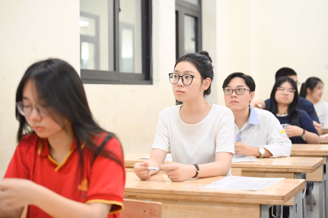 Thí sinh tham dự kỳ thi tốt nghiệp THPT 2025. Ảnh: DƯƠNG TRIỀU