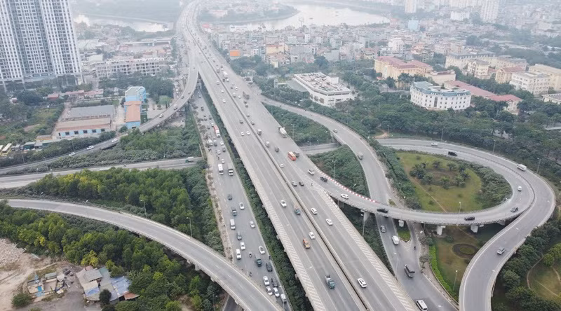 Toàn cảnh nút Pháp Vân ở thời điểm hiện tại.