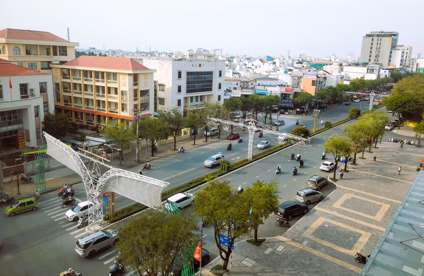 Một góc quận Ninh Kiều. Ảnh: CK.