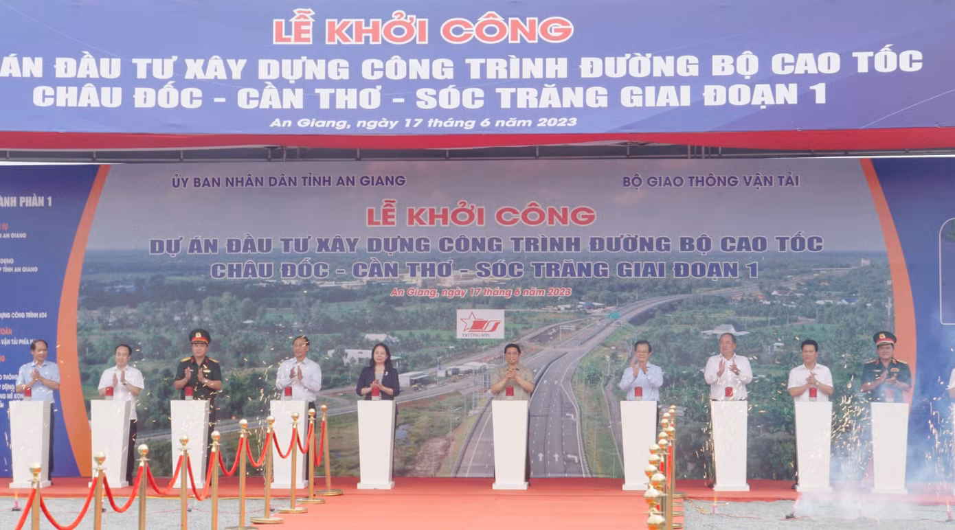 Thủ tướng phát lệnh khởi công tại điểm cầu An Giang.