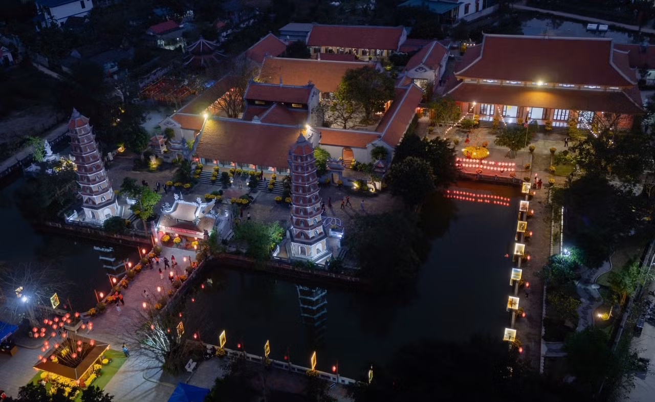 Chùa Hoằng Phúc thuộc huyện Lệ Thủy - ngôi chùa cổ nhất miền Trung.