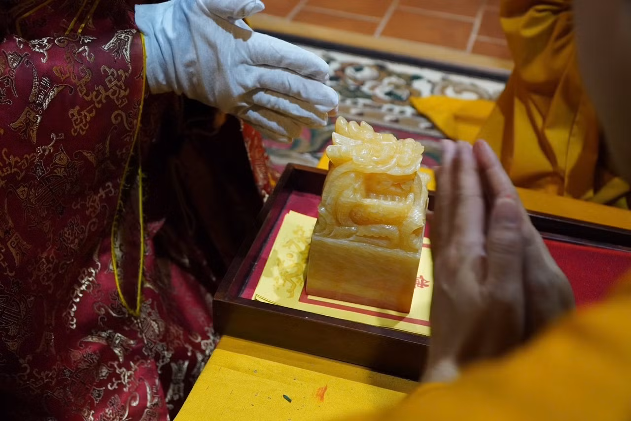 Lễ cầu quốc thái, dân an và khai ấn đầu năm.