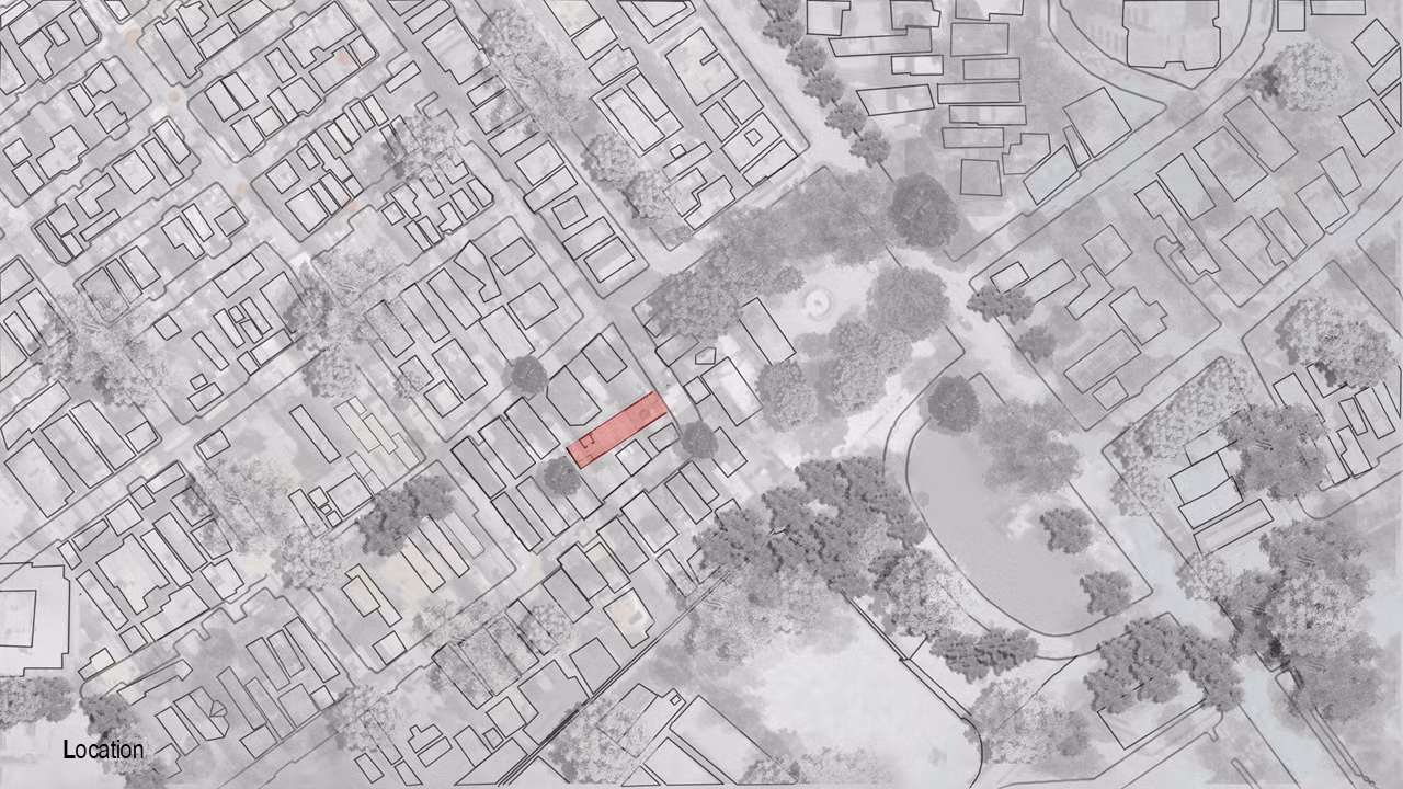 Vị trí ngôi nhà trong khu vực.