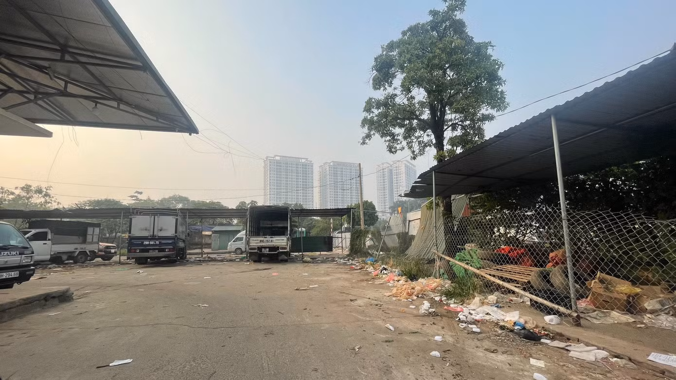 Hadico chưa thể làm thủ tục để tiếp tục GPMB dự án Chợ đầu mối Minh Khai do vướng mắc về vấn đề GPMB.(Ảnh: Lập Đông)