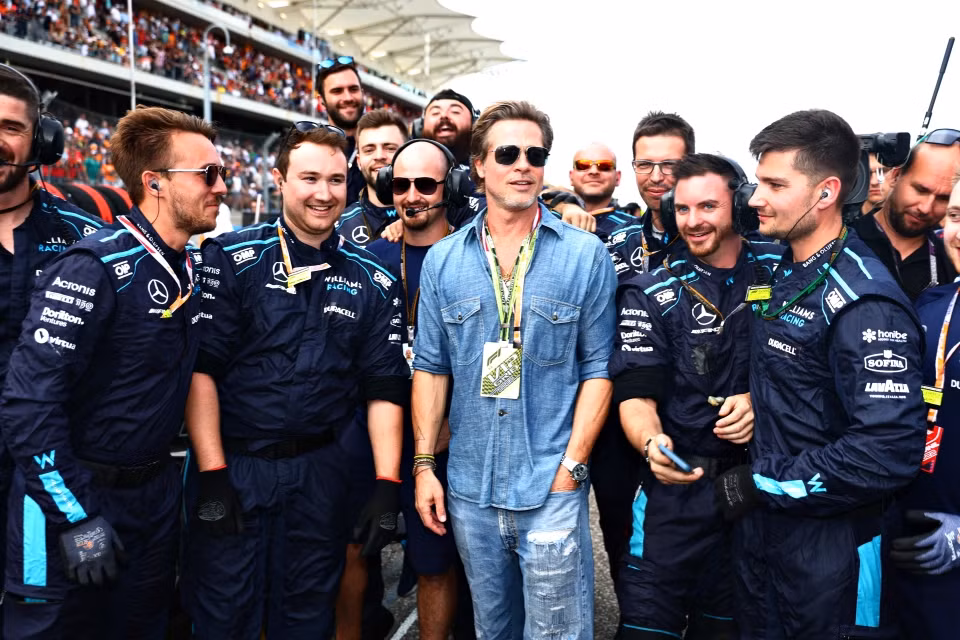 Brad Pitt vẫn cực kỳ phong độ ở tuổi 59. Ảnh: Getty Images.