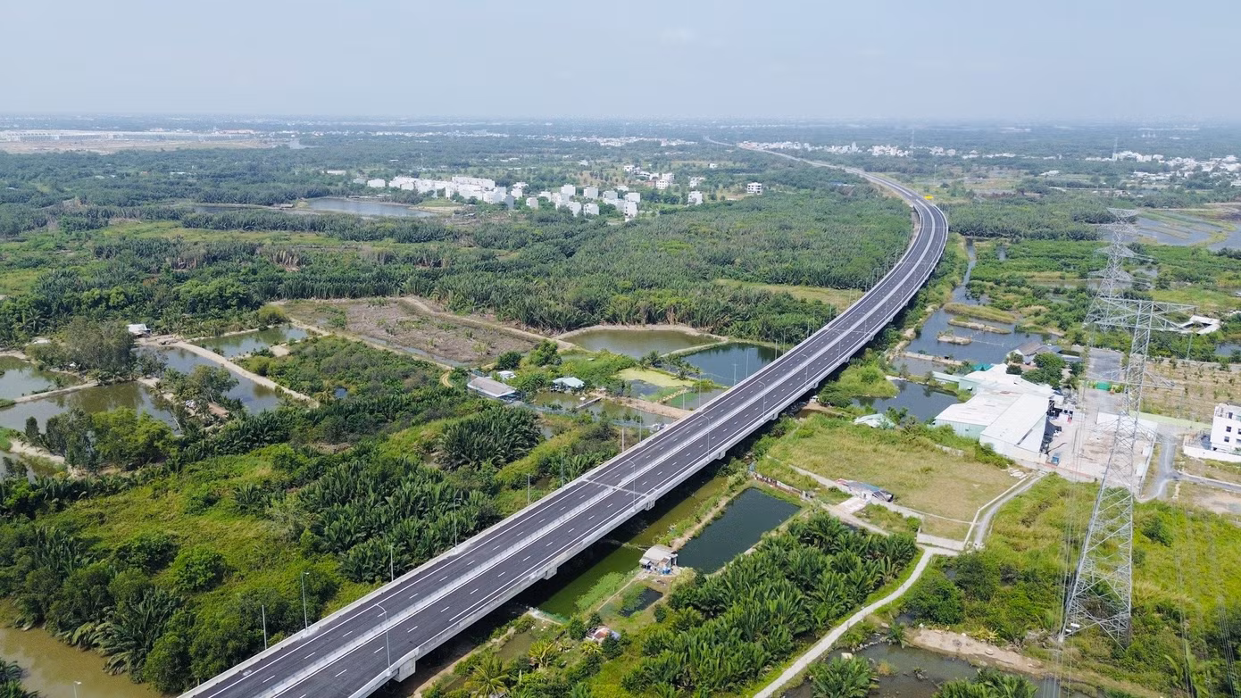 Cao tốc Bến Lức - Long Thành. Ảnh: VEC.
