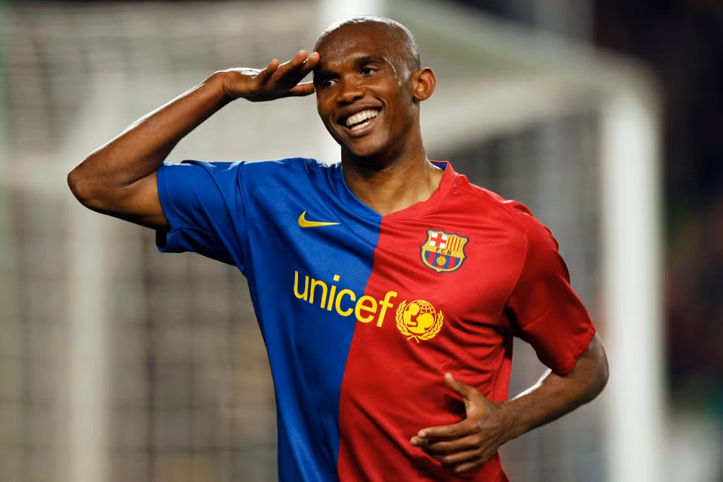 =8. Samuel Eto'o (130 bàn sau 199 trận, thời gian gắn bó: 2004-2009).