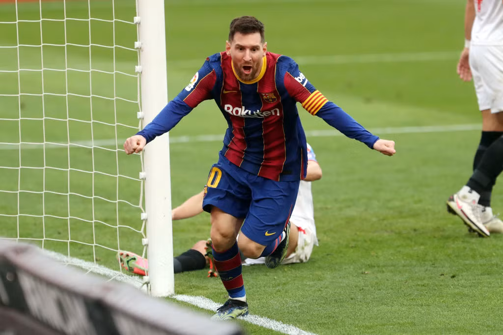 1. Lionel Messi (672 bàn sau 778 trận, thời gian gắn bó: 2004-2021).