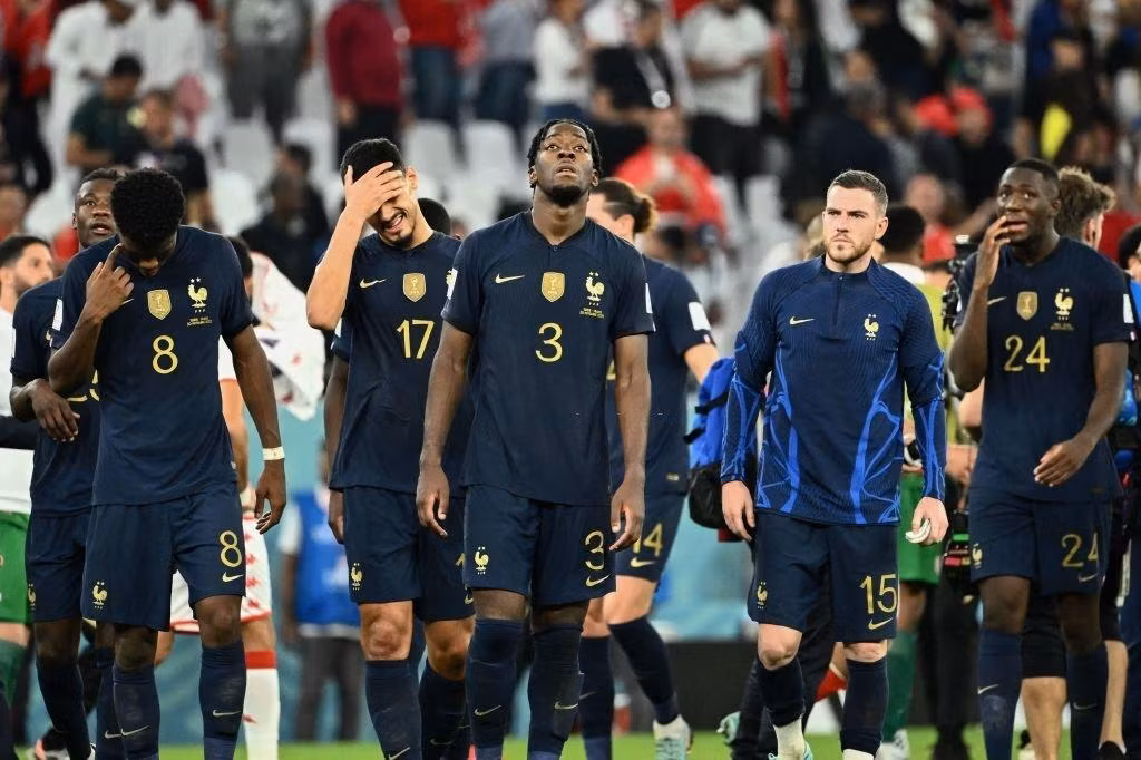 ĐT Pháp đã sử dụng 24/25 cầu thủ sau 3 trận tại World Cup 2022. ĐT Pháp đã sử dụng 24/25 cầu thủ sau 3 trận tại World Cup 2022.