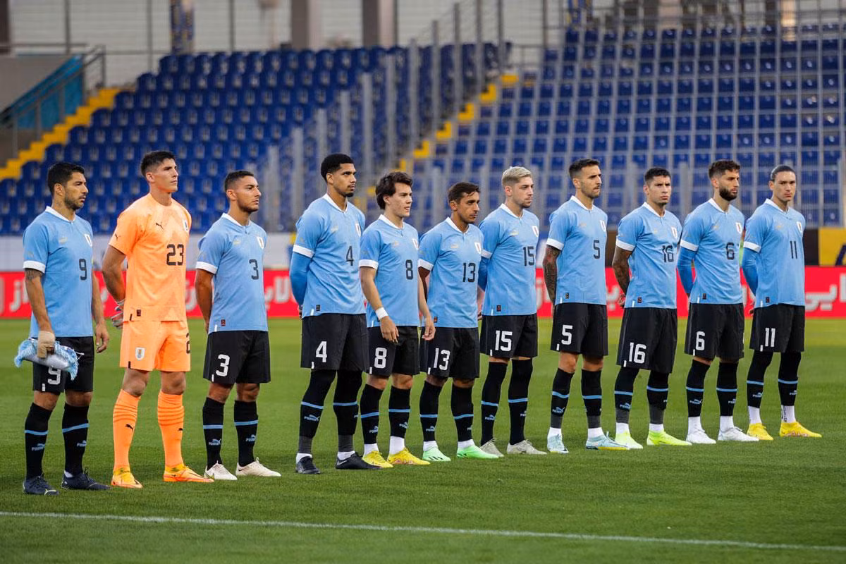 10. Uruguay (tổng giá trị đội hình: 449,7 triệu euro).