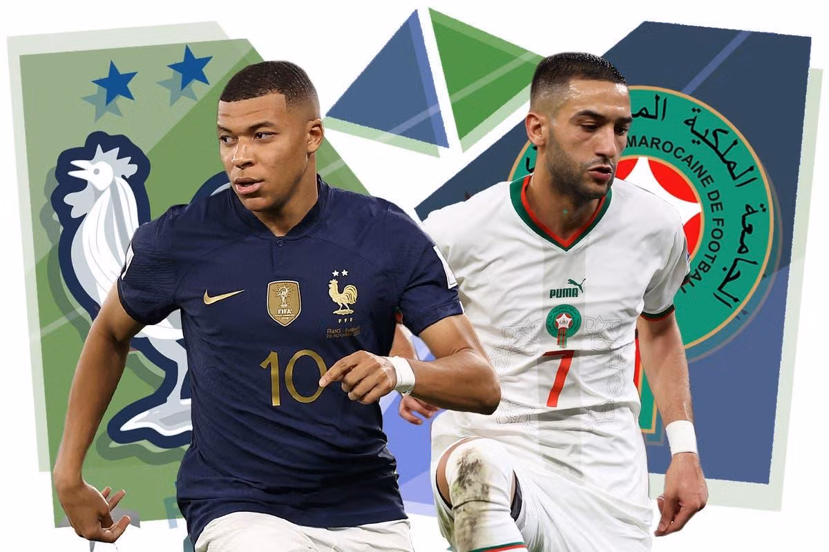 Mbappe và Hakim Ziyech (phải) là niềm hy vọng lớn nhất trên hàng công đôi bên.