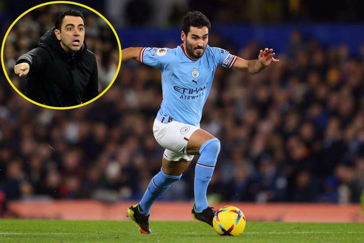 HLV Xavi vừa thuyết phục Gundogan đầu quân cho Man City.