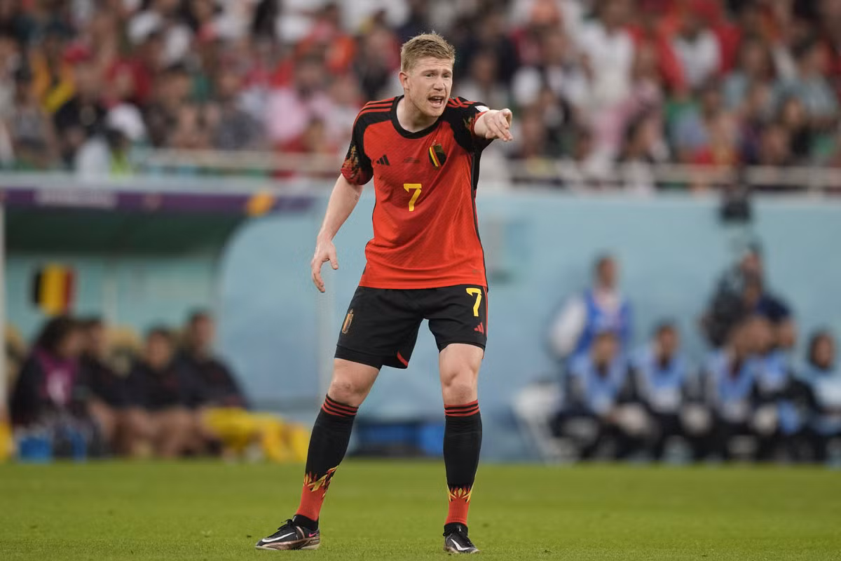 De Bruyne được lựa chọn làm đội trưởng tuyển Bỉ.