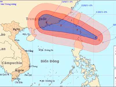 Hướng đi của bão