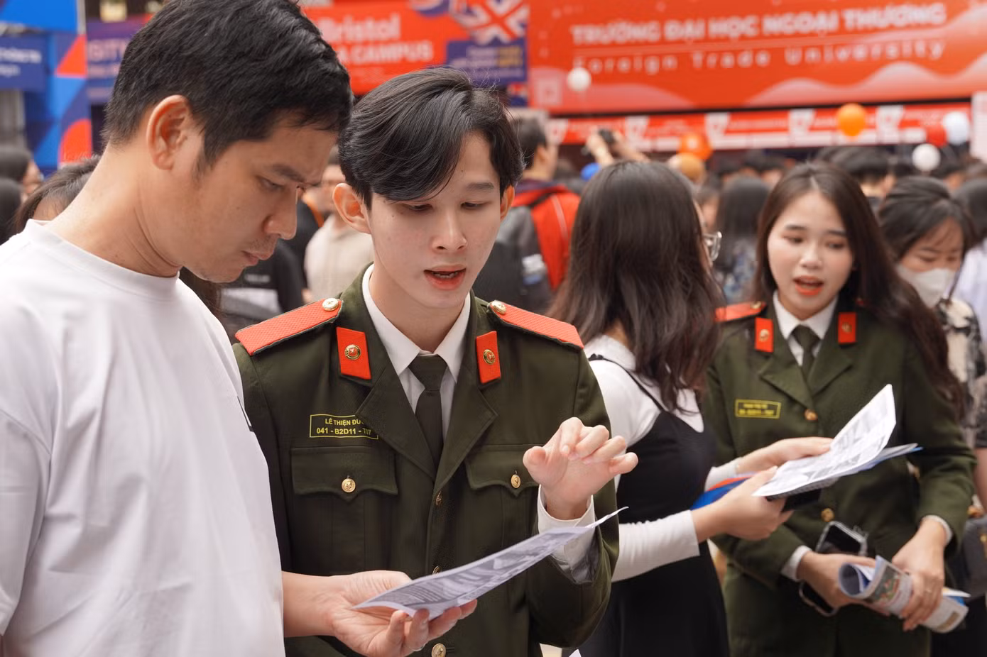 Khối trường công an cũng được đông đảo thí sinh quan tâm