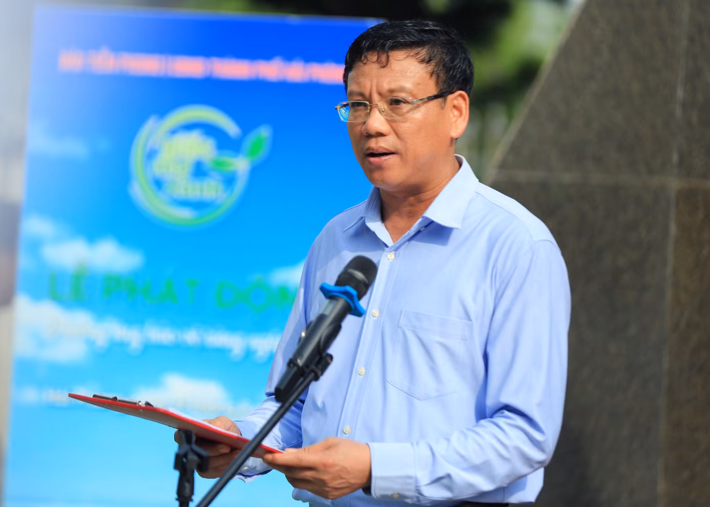 Ông Nguyễn Ngọc Tuất phát biểu tại chương trình.