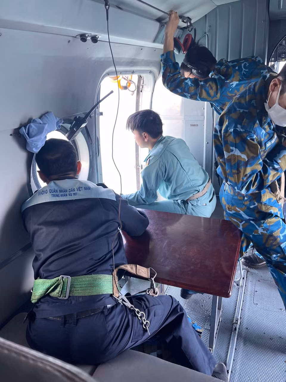 Công tác tìm kiếm tại khu vực tọa độ diễn ra trong 35 phút