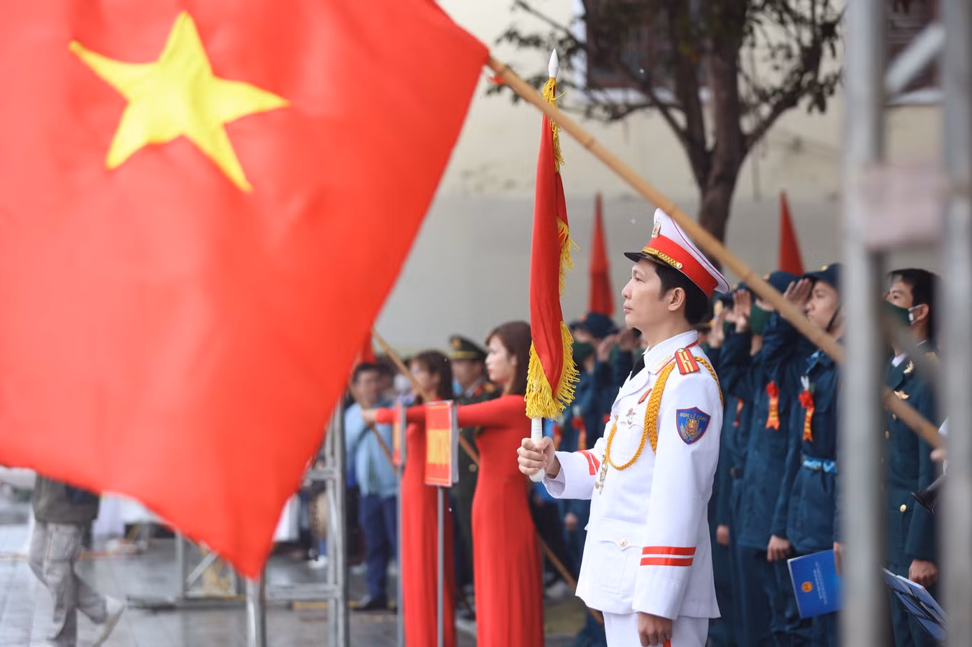 Lễ giao nhận quân năm 2023 được các địa phương trên địa bàn thành phố Hà Nội tổ chức trang trọng, ý nghĩa vào sáng 6/2