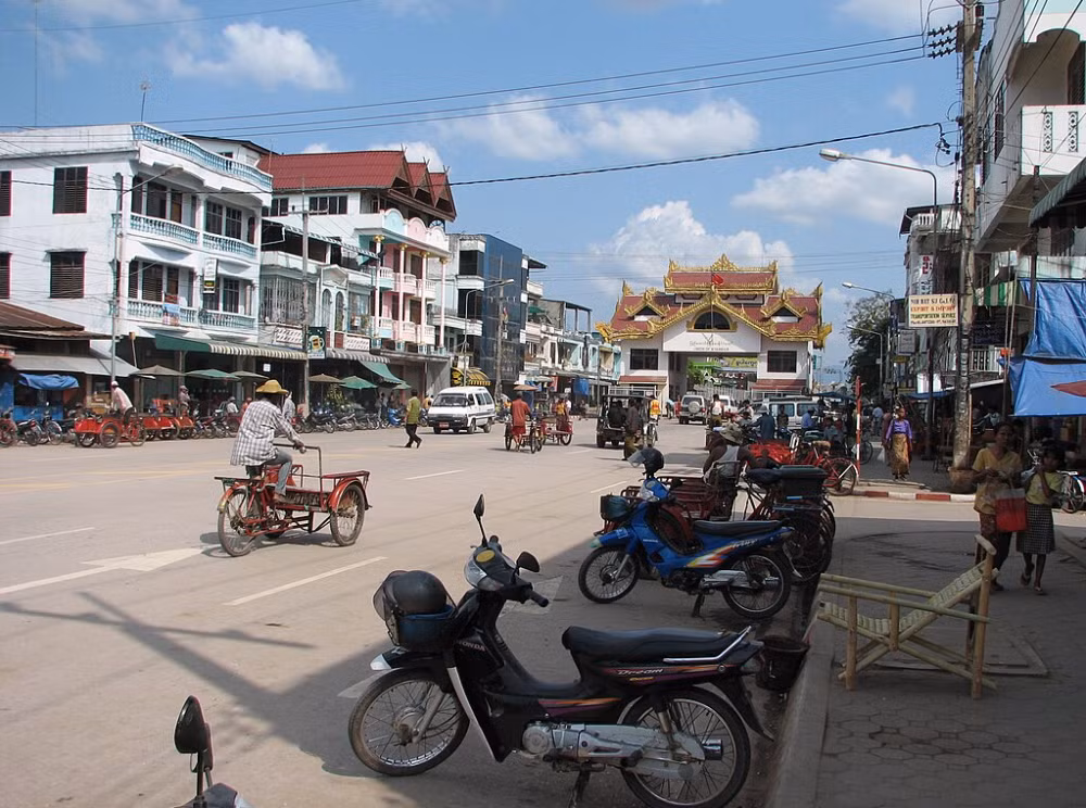 Thị trấn Myawaddy ở miền đông nam Myanmar. (Ảnh: Wikipedia)
