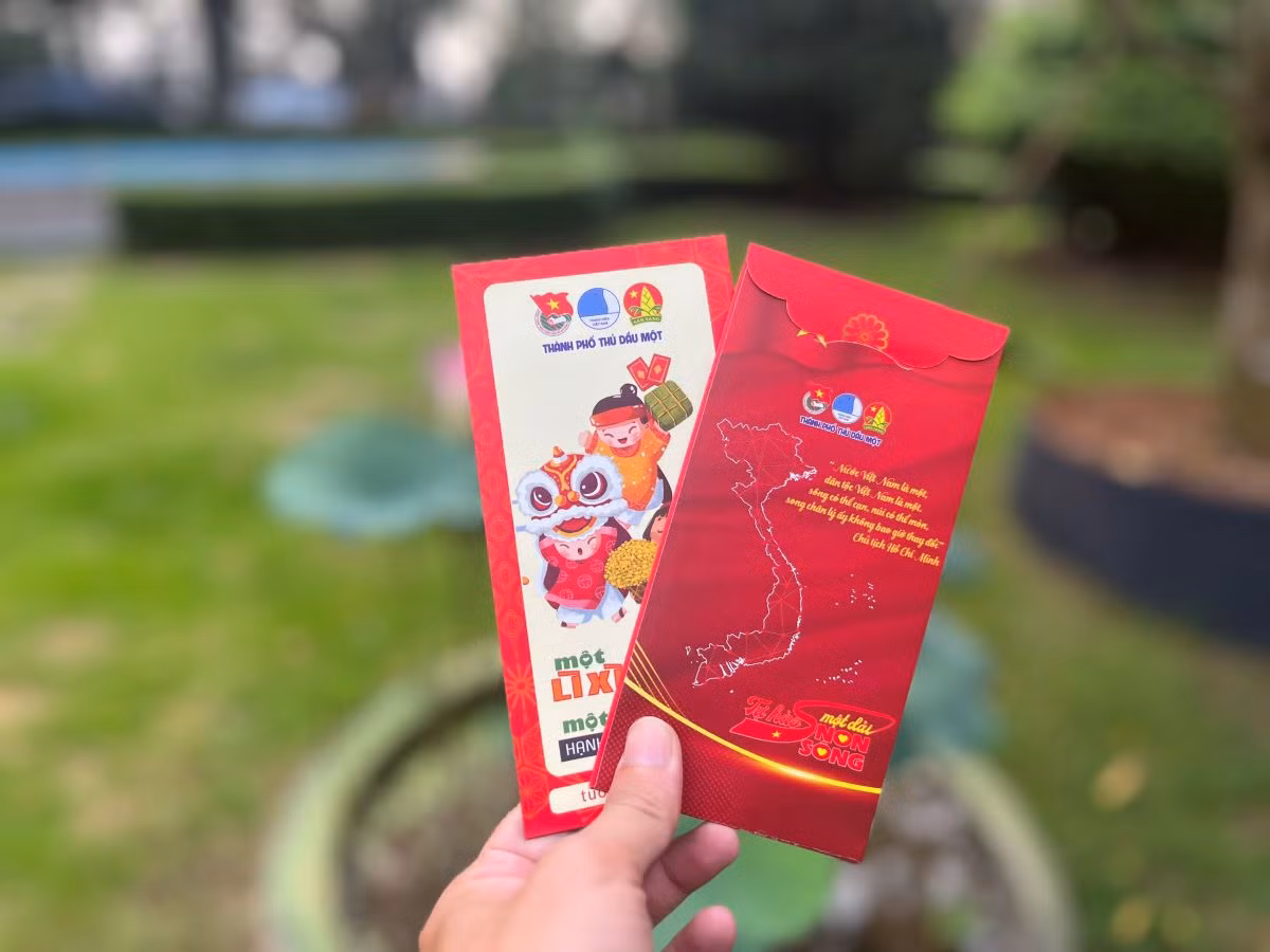 Bao lì xì tuyên truyền chương trình "Tự hào một dải non sông".