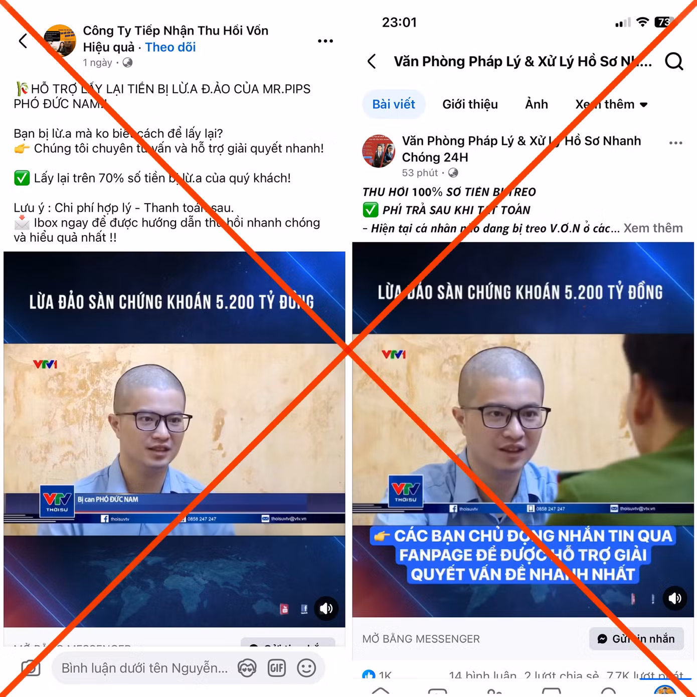 Cảnh báo chiêu trò lừa đảo mới nhắm vào nạn nhân vụ Mr. Pips.