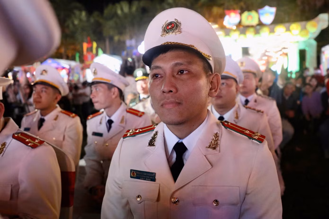 Thượng úy Phùng Văn Khương - Phó Trưởng Công an xã Hồng Thuận (Giao Thủy, Nam Định).