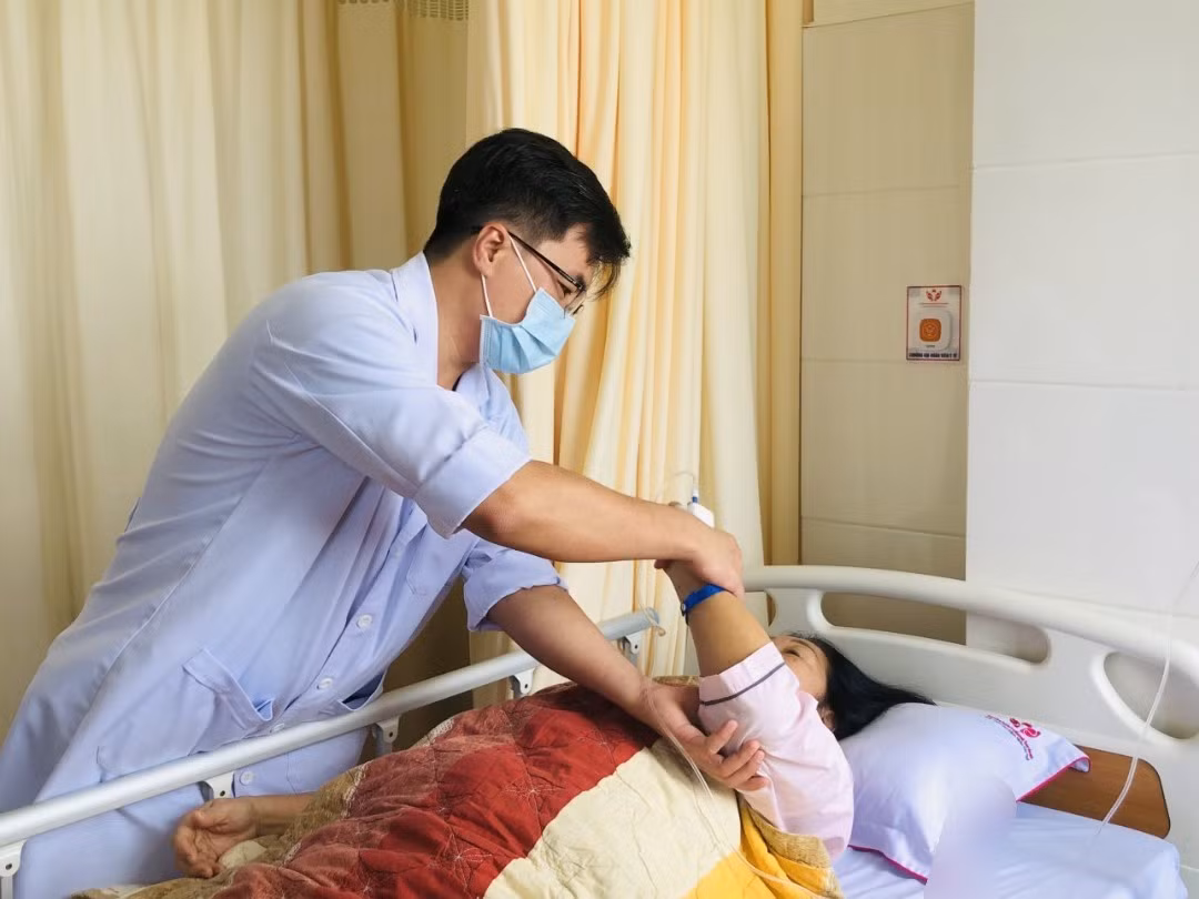 Sau can thiệp, sức khỏe bệnh nhân đã bình phục, huyết áp được kiểm soát tốt