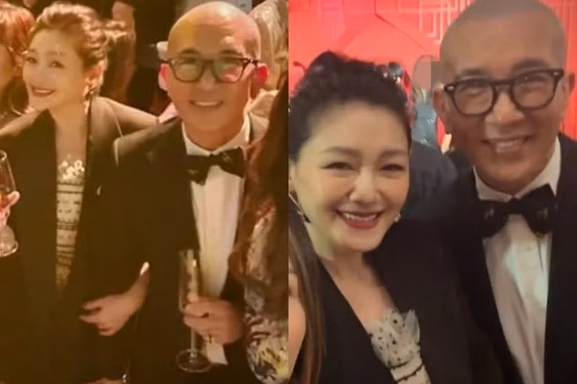 Từ Hy Viên và DJ Koo trong những bức ảnh lan truyền trên SNS vào ngày đầu năm mới Âm lịch.